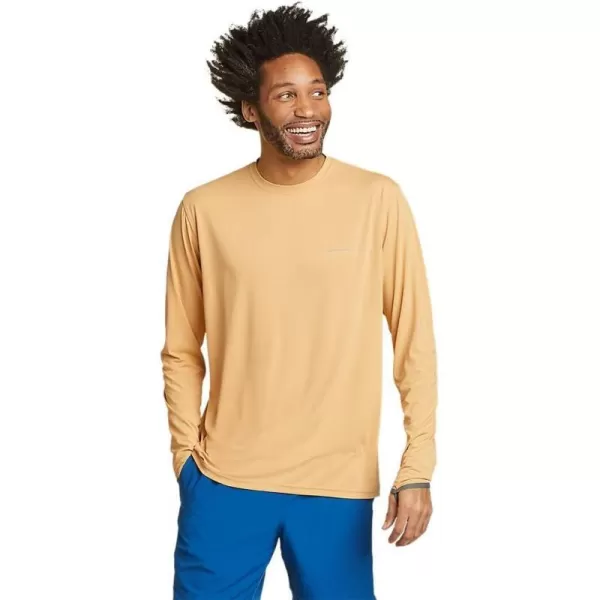 Eddie Bauer Mens UPF LongSleeve CrewTopaz