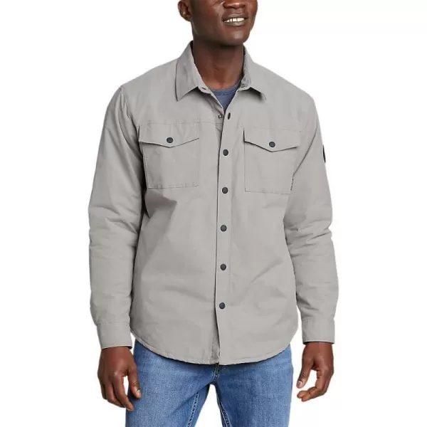 Eddie Bauer Mens Voyager FleeceLined Shirt JacketTall Gray