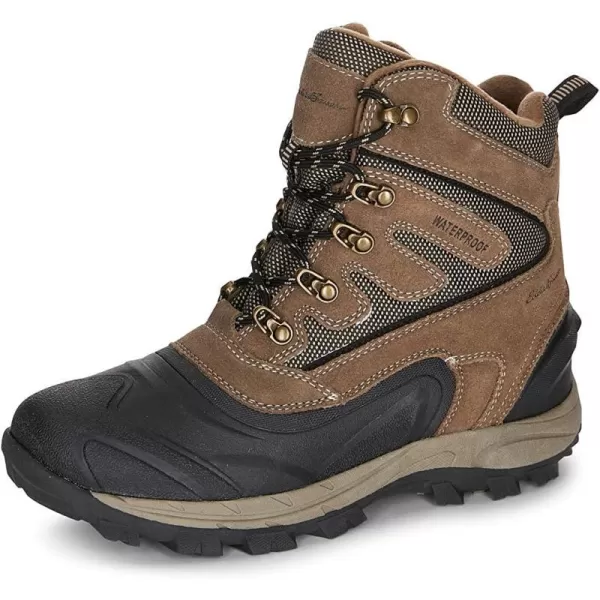 Eddie Bauer Mens Waterproof Hiking Snow BootTaupe