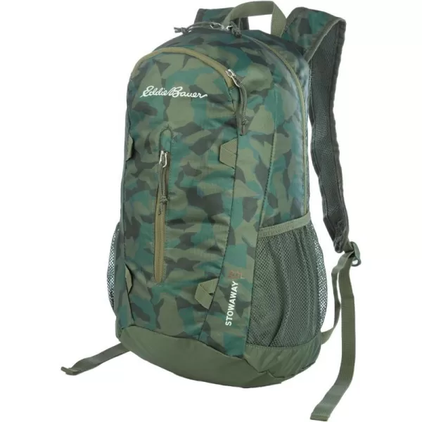 Eddie Bauer Stowaway Packable BackpackMade from Ripstop Polyester Sprig 20LSprig