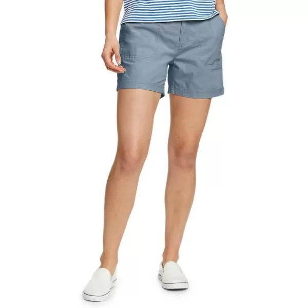 Eddie Bauer Womens Adventurer Stretch Ripstop ShortsPlus Chambray Blue