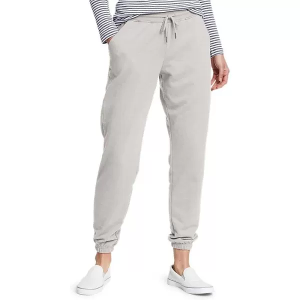 Eddie Bauer Womens Camp Fleece Jogger PantsLt Htr Gray