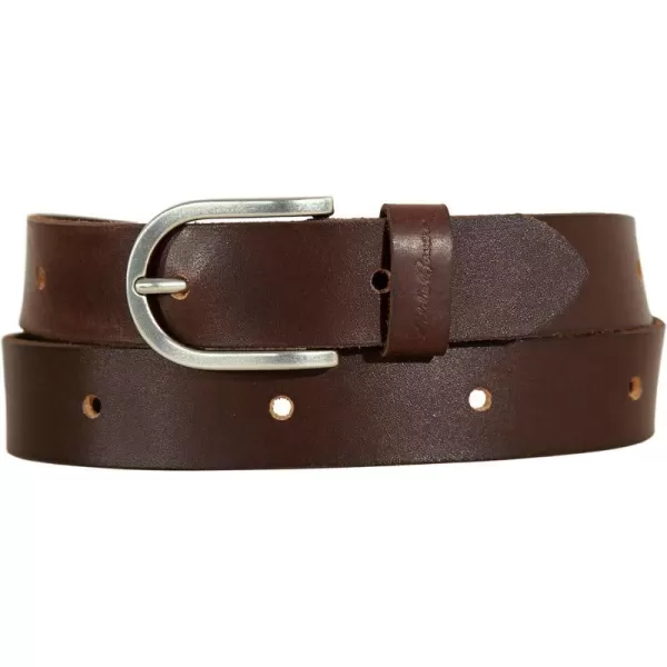 Eddie Bauer Womens Casual Fashion Leather BeltEndless Leather  Brown