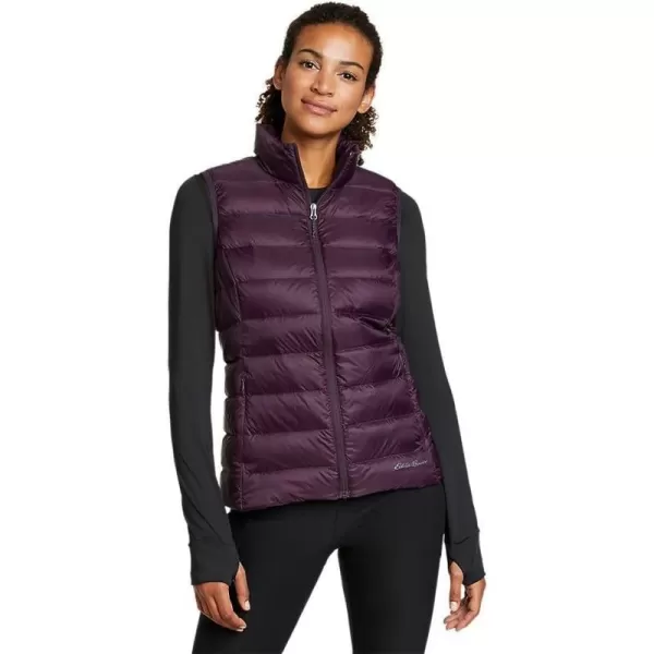 Eddie Bauer Womens CirrusLite Down VestDeep Eggplant Recycled