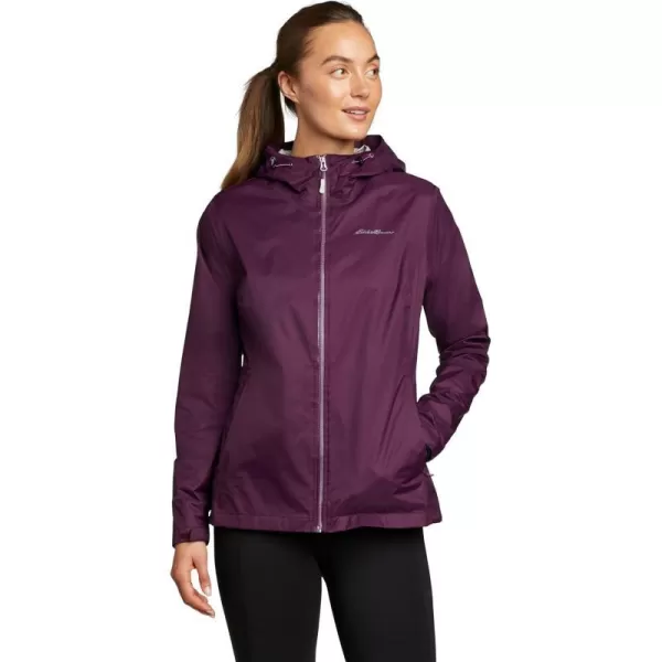 Eddie Bauer Womens Cloud Cap Rain JacketDk Plum