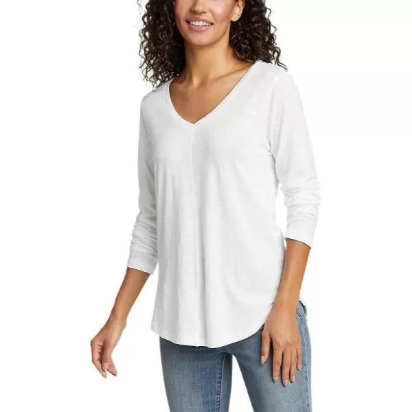 Eddie Bauer Womens Concourse LongSleeve ShirtWhite