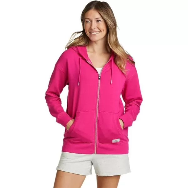 Eddie Bauer Womens Cozy Camp FullZip HoodiePetite Lava