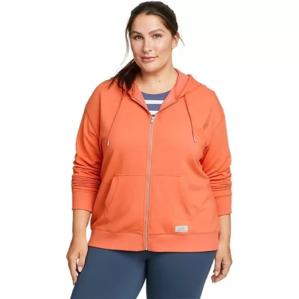 Eddie Bauer Womens Cozy Camp FullZip HoodiePlus Dusty Coral