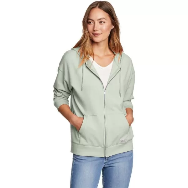 Eddie Bauer Womens Cozy Camp FullZip HoodieRegular Celadon