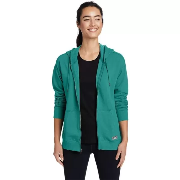 Eddie Bauer Womens Cozy Camp FullZip HoodieTall Dusty Jade