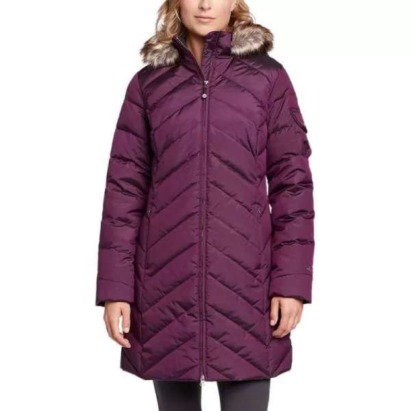 Eddie Bauer Womens Crystal Ridge Down ParkaDk Plum