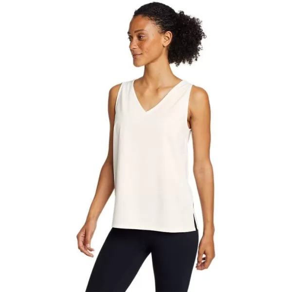 Eddie Bauer Womens Departure VNeck Tank Top  SolidSnow