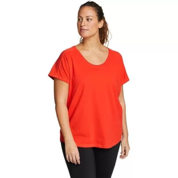 Eddie Bauer Womens Everyday Essentials ShortSleeve TShirtCoral