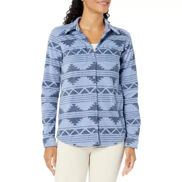 Eddie Bauer Womens Fast Fleece ShirtDusty Blue