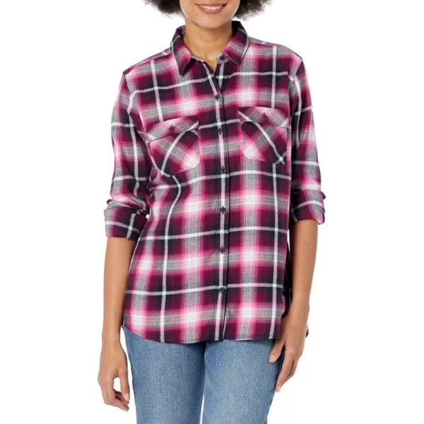 Eddie Bauer Womens Firelight Flannel ShirtBubble Gum