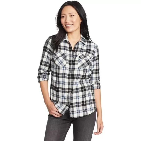 Eddie Bauer Womens Firelight Flannel ShirtBuff