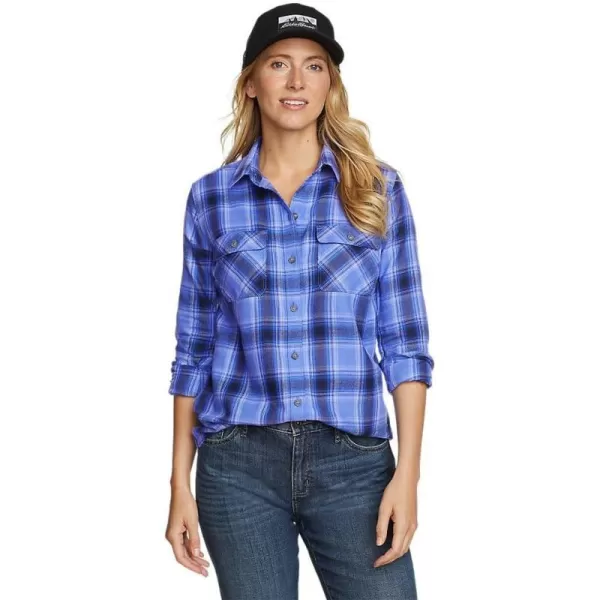 Eddie Bauer Womens Firelight Flannel ShirtViola