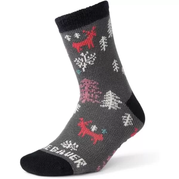 Eddie Bauer Womens Fireside Lounge SocksDark Smoke