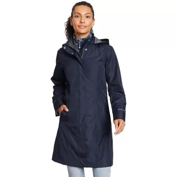 Eddie Bauer Womens Girl on the Go Trench CoatPetite Twilight