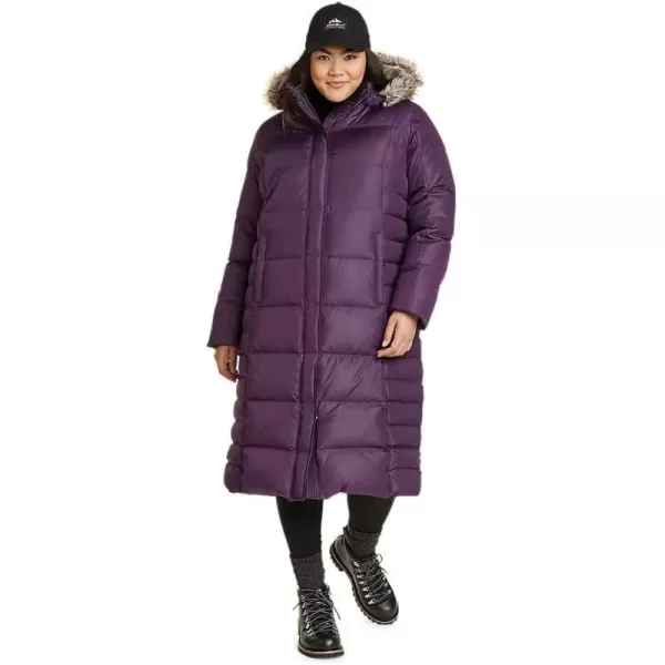 Eddie Bauer Womens Lodge Down Duffle CoatPlus Deep Eggplant