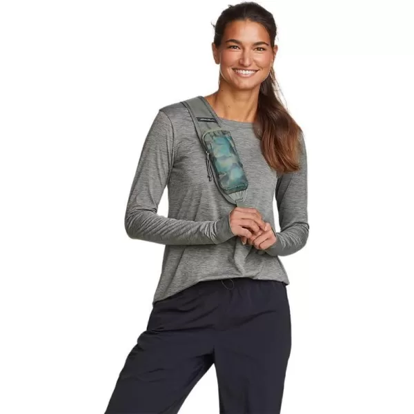 Eddie Bauer Womens Ls Reso TeeDark Smoke