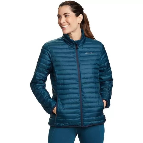 Eddie Bauer Womens Microlight Down JacketPeacock