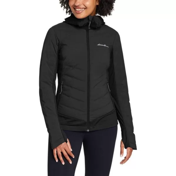 Eddie Bauer Womens MotionLoft Hybrid Down JacketRegular Black