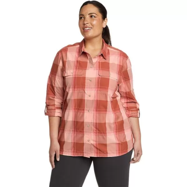 Eddie Bauer Womens Mountain LongSleeve ShirtPlus Tulip