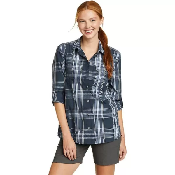 Eddie Bauer Womens Mountain LongSleeve ShirtPlus Twilight