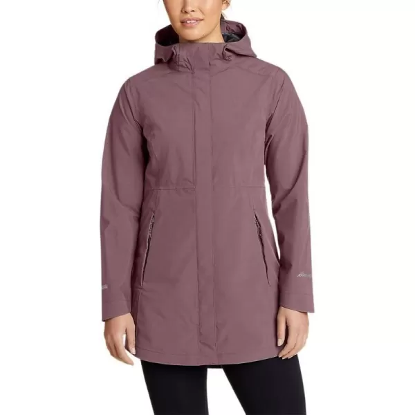 Eddie Bauer Womens RIPPAC Stretch Rain ParkaDusty Violet