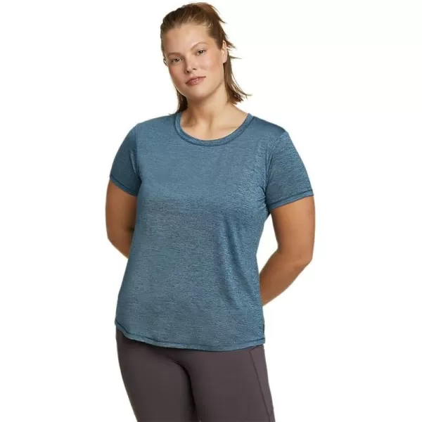 Eddie Bauer Womens Resolution ShortSleeve TShirtPeacock