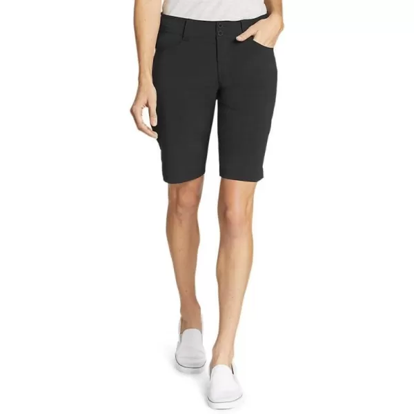 Eddie Bauer Womens Sightscape Horizon Bermuda ShortsBlack