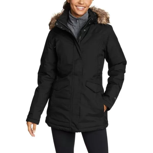 Eddie Bauer Womens Silver Lining Down ParkaBlack