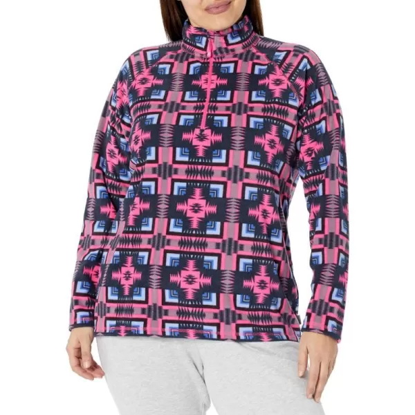 Eddie Bauer Womens Size Quest 14 ZipPrintPlusDk Pink