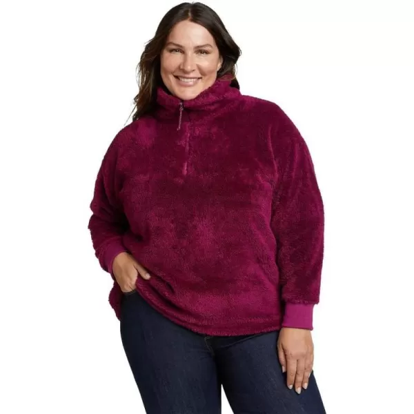 Eddie Bauer Womens Size Quest Plush 14 Zip RelaxedPlusPort