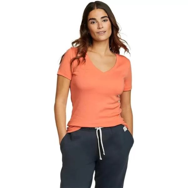 Eddie Bauer Womens Ss Fav VNK TeeDusty Coral