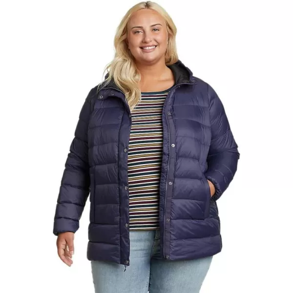 Eddie Bauer Womens StratusTherm Down ParkaDk Mulberry