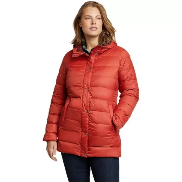 Eddie Bauer Womens StratusTherm Down ParkaRed Clay