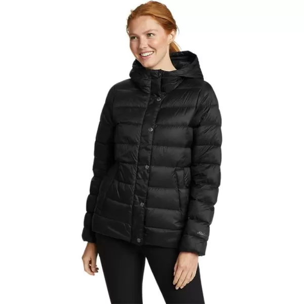 Eddie Bauer Womens StratusTherm Hooded Down JacketBlack