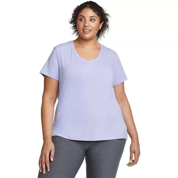 Eddie Bauer Womens Tempo Light ShortSleeve TShirtPlus Periwinkle