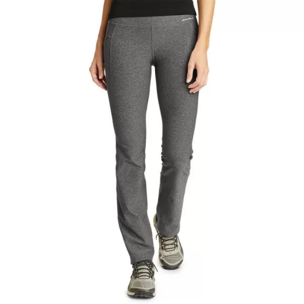 Eddie Bauer Womens Trail Tight Pants  High RiseRegular Heather Gray