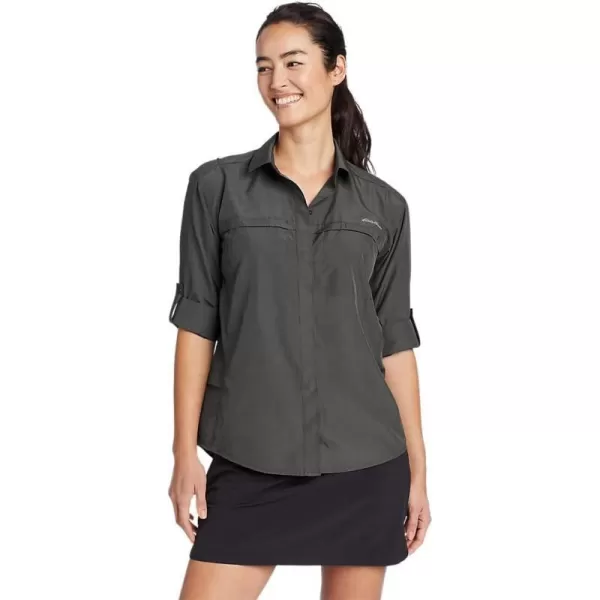 Eddie Bauer Womens UPF Guide 20 ShirtPlus Carbon