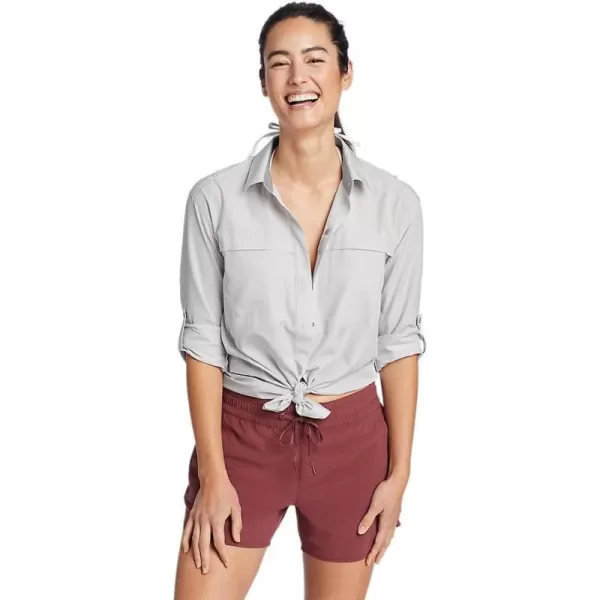 Eddie Bauer Womens UPF Guide 20 ShirtPlus Chalk