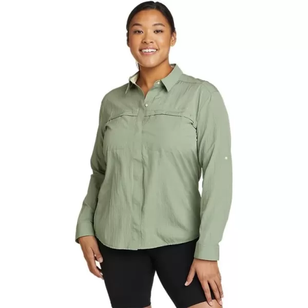 Eddie Bauer Womens UPF Guide 20 ShirtRegular Antique Pine