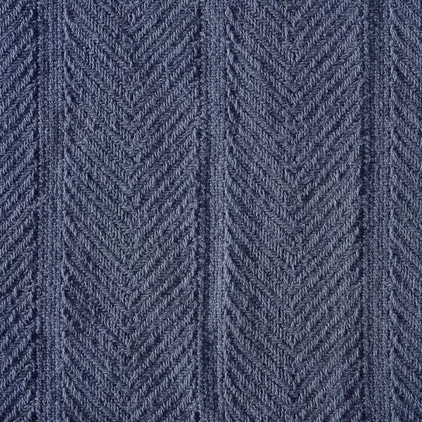 Eddie Bauer  Queen Blanket Lightweight Cotton Bedding Home Decor for All Seasons Herringbone Bone QueenNavy