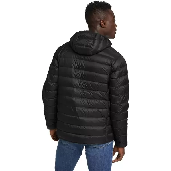 imageEddie Bauer Mens Cirruslite Down JacketHooded Black Recycled