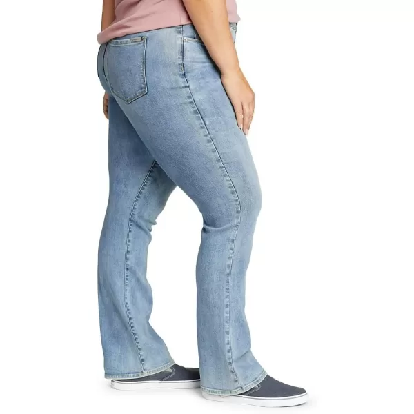 imageEddie Bauer Womens Voyager HighRise Bootcut Jeans  CurvyBlue Haze