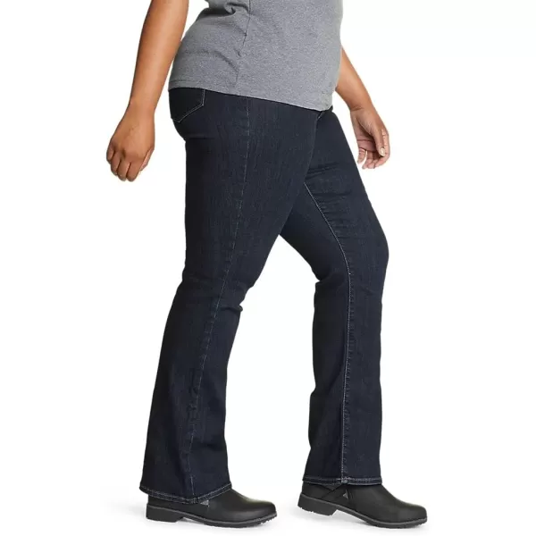 imageEddie Bauer Womens Voyager HighRise Bootcut Jeans  CurvyDk Indigo