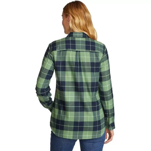 imageEddie Bauer Womens Firelight Flannel ShirtBasil Green