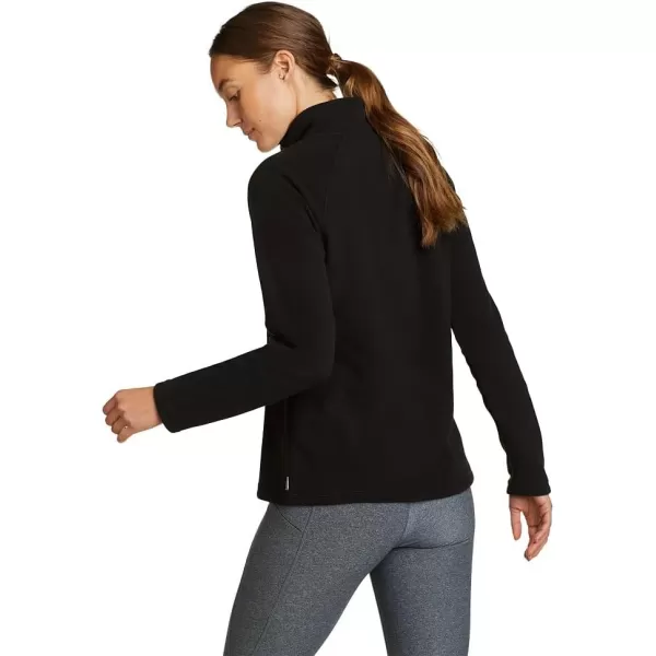 imageEddie Bauer Womens Quest Fleece 14Zip  SolidBlack